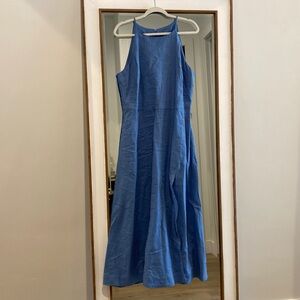 New with tags BODEN blue linen dress